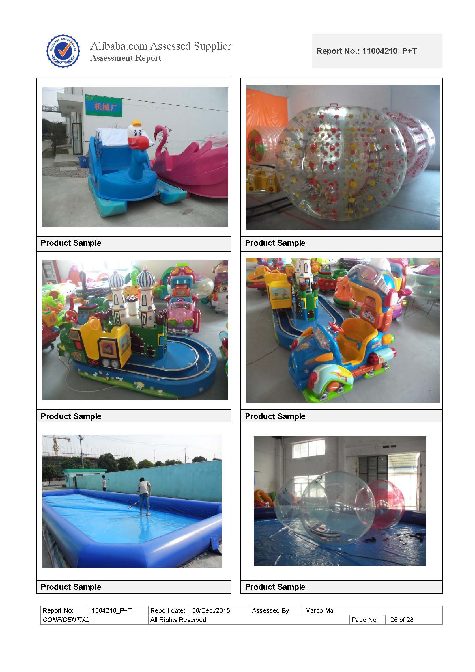 2016 Bureau Veritas Supplier Assessment Report